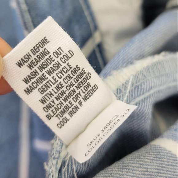 RSQ Striped Jeans Cali High Rise Sz 0/24 NWOT - Picture 10 of 13